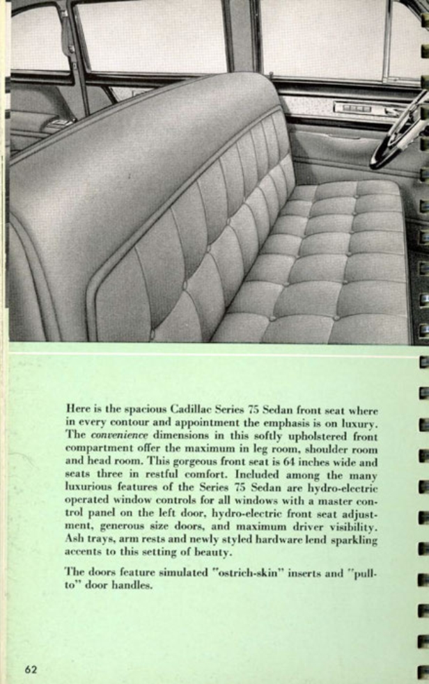 1953 Cadillac Salesmans Data Book Page 3